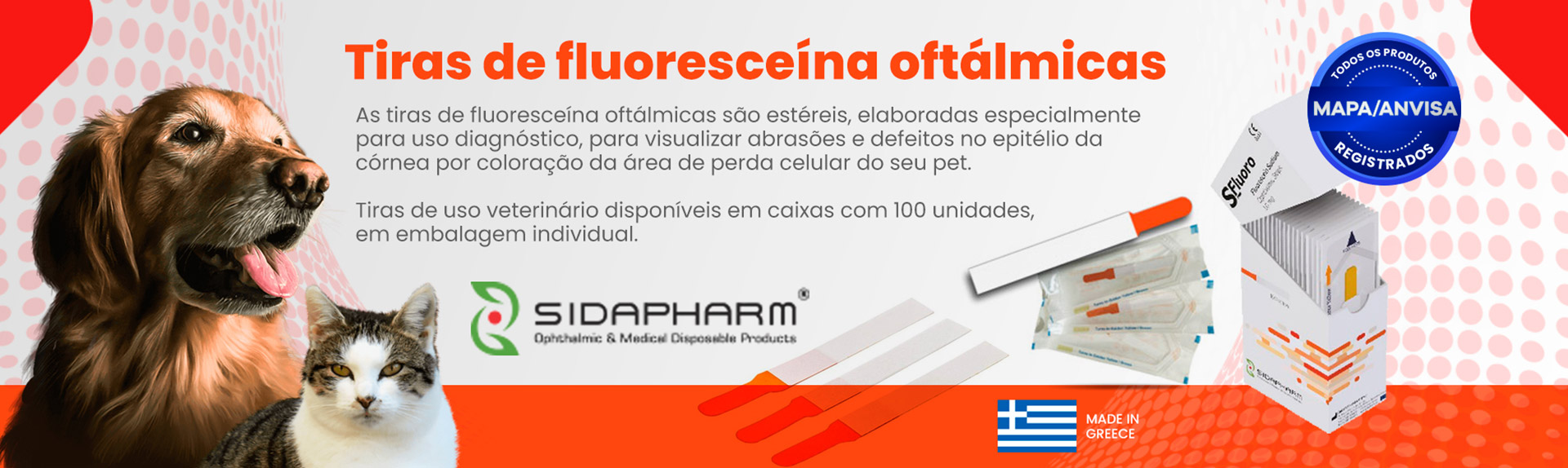 Tiras fluoresceína oftálmicas - Sidapharm